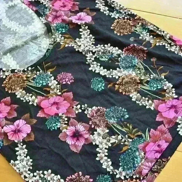 Sandro Cutout floral-print jersey top Size 0 US XS - Picture 11 of 11